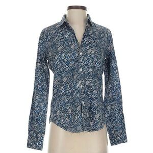 Frank & Eileen Navy Floral Button Down Shirt